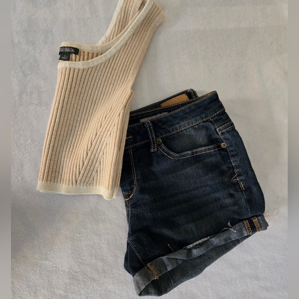 Aeropostal - Dark Blue Denim Shorts